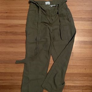 Aritzia Wilfred High Waisted Ankle Length Pant